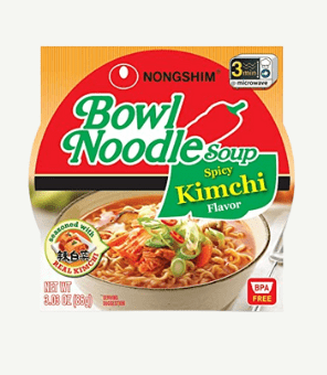 Bowl Noodle Soup Kimchi
