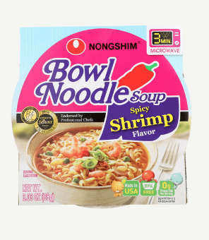 Bowl Noodle Soup Shrimp