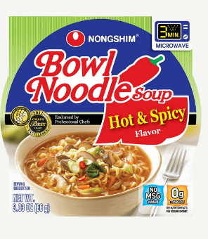 Bowl Noodle Soup hot y spicy